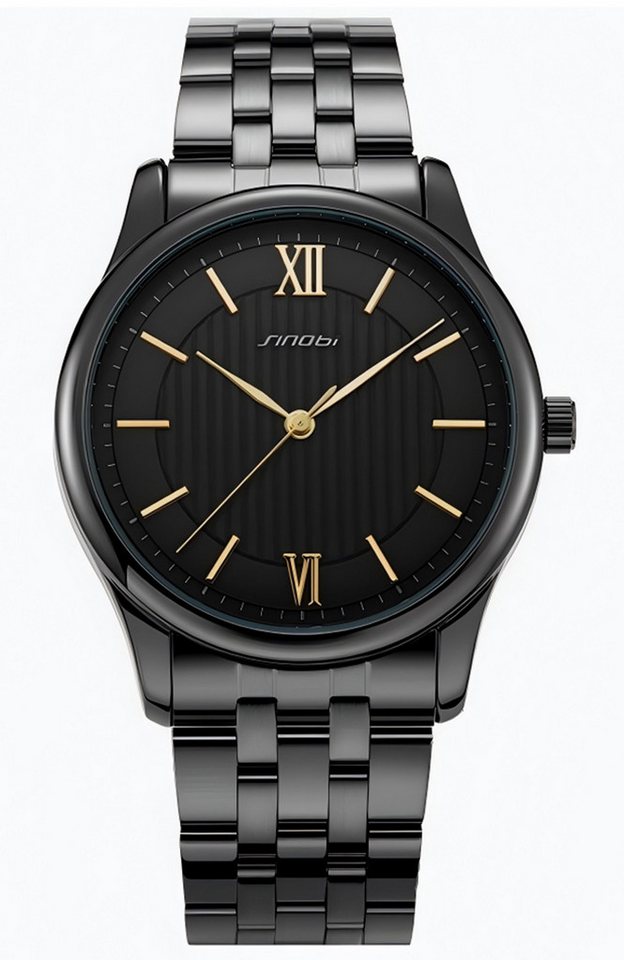 ibettertec Quarzuhr Quarzuhr, Armbanduhr Edelstahl Herren Uhr, Multifunktionsuhr Herrenuhr, (Multifunktionsuhr Armbanduhr), Edelstahl Armbanduhr, Chronograph Herrenuhr von ibettertec