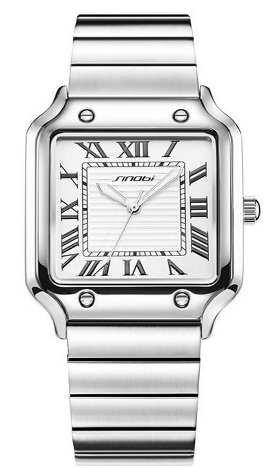 ibettertec Quarzuhr Quarzuhr, Armbanduhr Edelstahl Herren Uhr, Multifunktionsuhr Herrenuhr, (Multifunktionsuhr Armbanduhr, Edelstahl Armbanduhr, Chronograph Herrenuhr, Herrenuhr), Edelstahlarmband, Geschenkebox, inkl Armbandkürzer & Etui von ibettertec