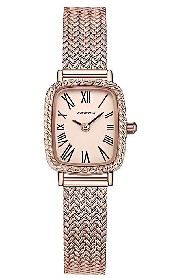 ibettertec Quarzuhr Quarzuhr Armbanduhr Edelstahl Damen Uhr, Multifunktionsuhr Damenuhr, (Multifunktionsuhr Armbanduhr, Edelstahl Armbanduhr, Chronograph Damenuhr), Datum, Wochentag, Edelstahlarmband von ibettertec