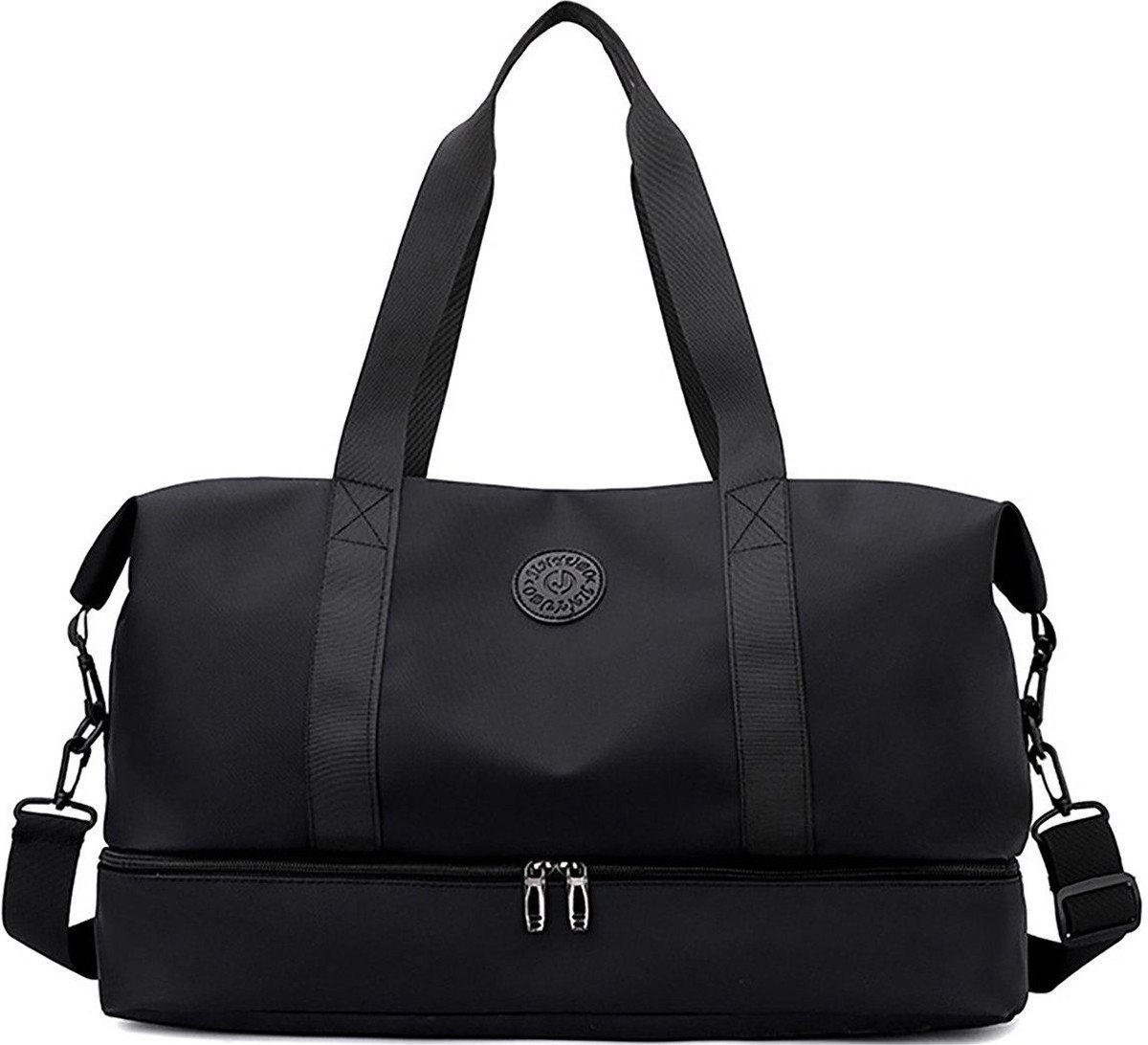 ibettertec Reisetasche Fitnesstasche,Sporttasche,Große Umhängetasche mit Schuhfach&Nassfach (Atmungsaktiv, wasserdicht, verschleißfest, großes Fassungsvermögen), Schultergurt, für Yoga, Schwimmen, Tourismus, Fitness von ibettertec