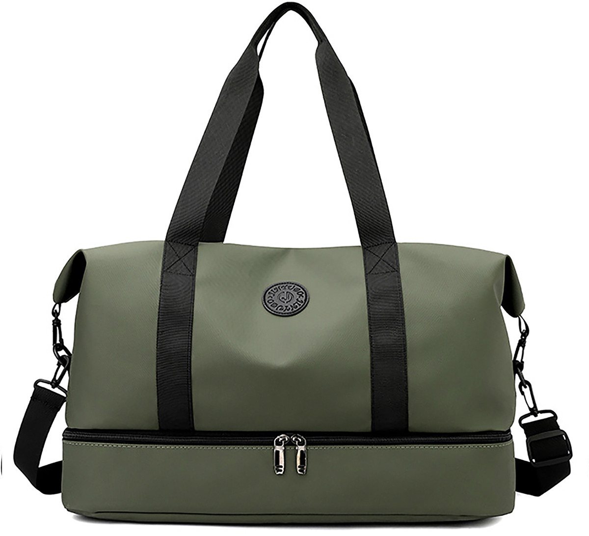 ibettertec Reisetasche Fitnesstasche,Sporttasche,Große Umhängetasche mit Schuhfach&Nassfach (Atmungsaktiv, wasserdicht, verschleißfest, großes Fassungsvermögen), Schultergurt, für Yoga, Schwimmen, Tourismus, Fitness von ibettertec