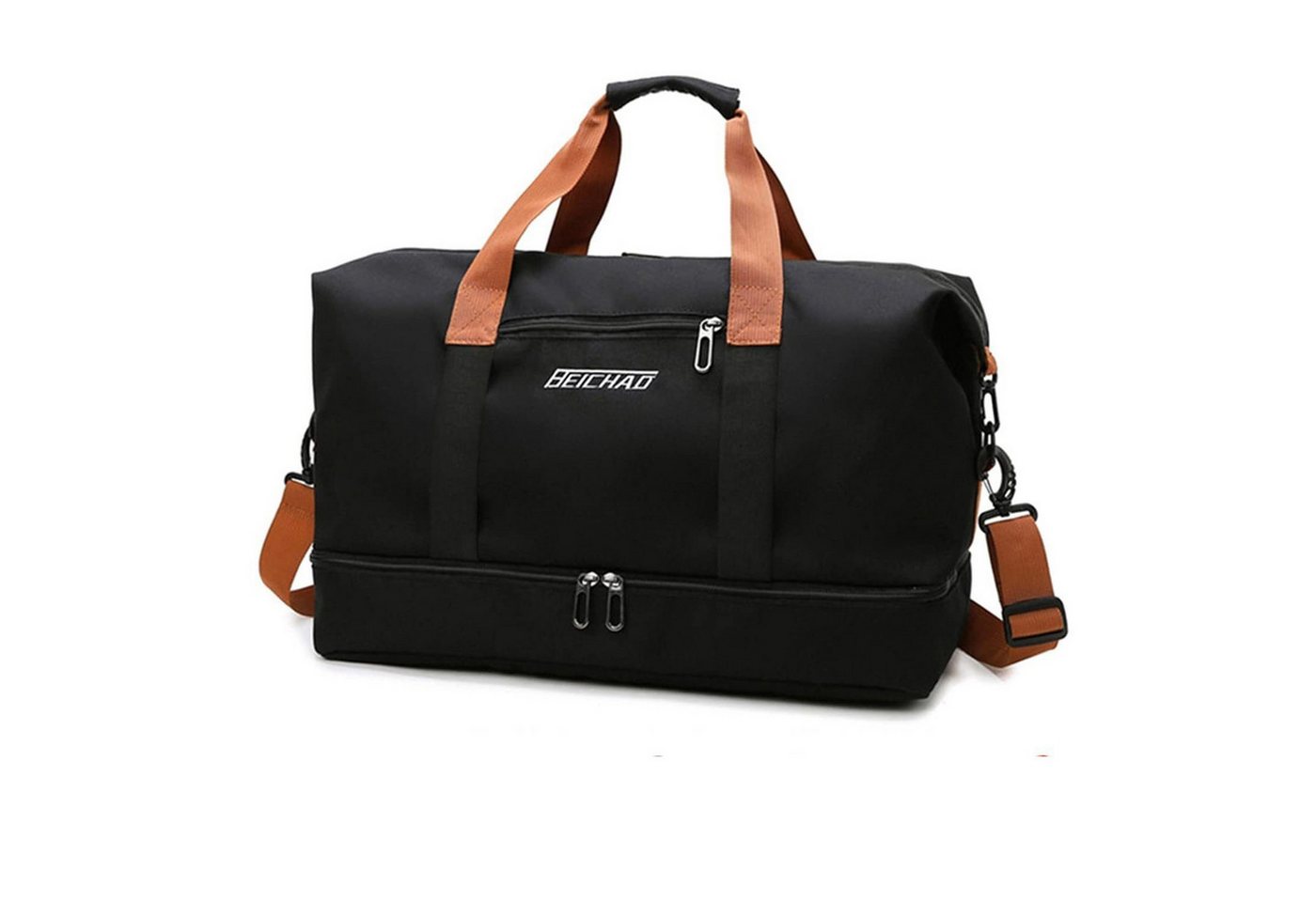 ibettertec Reisetasche Fitnesstasche,Sporttasche,Große Umhängetasche mit Schuhfach&Nassfach (Atmungsaktiv, wasserdicht, verschleißfest, großes Fassungsvermögen), Schultergurt, für Yoga, Schwimmen, Tourismus, Fitness von ibettertec