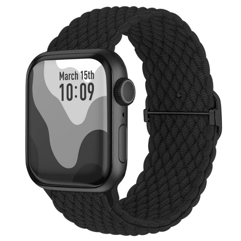 ibettertec Smartwatch-Armband Geflochtenes Armband Kompatibel mit Apple Watch für Damen Herren von ibettertec