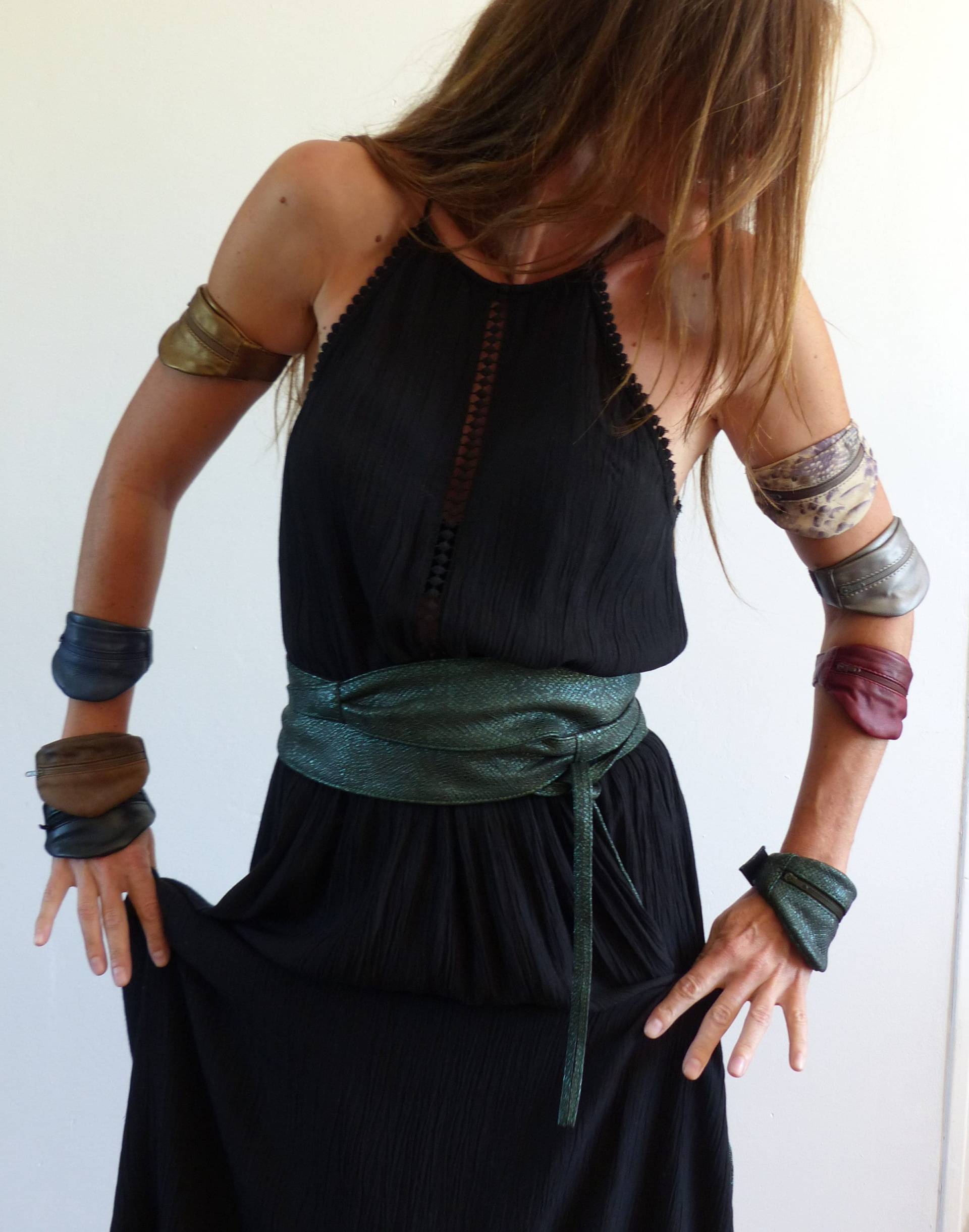 Lederarmband, Armband, Manschette, Festival, Konzert Lederarmband, Armband, Manschette, Festival, Konzert von ibogaskin