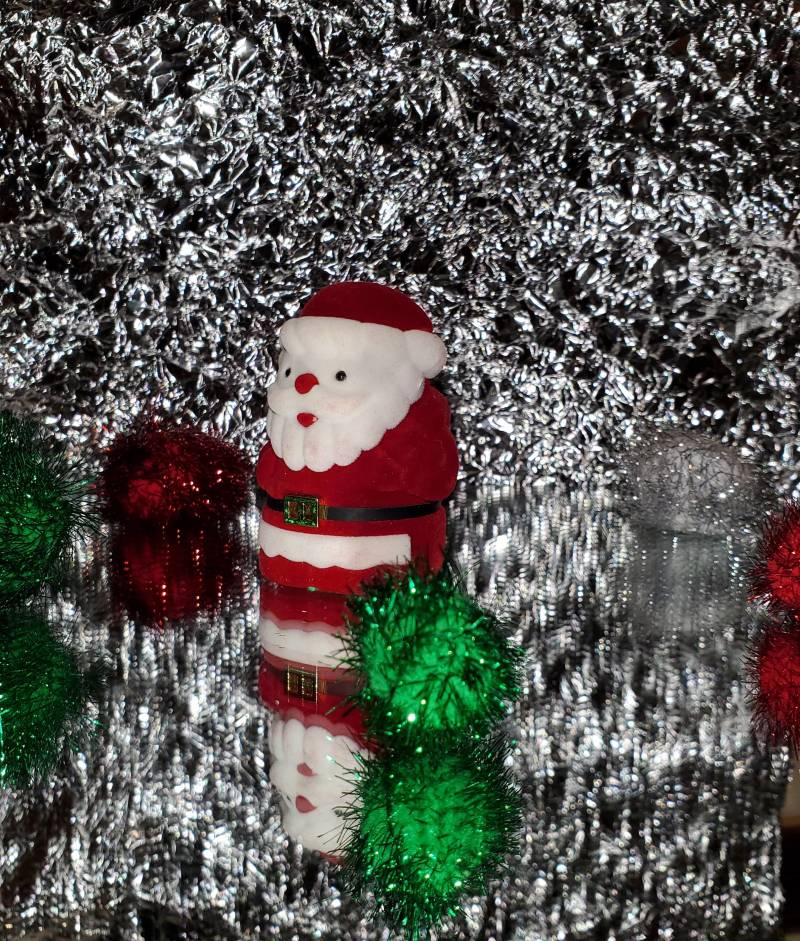 Neue Neuheit Weihnachten Ornament Weihnachtsmann Einzigartige Fancy Weiß Samt-Verlobungsring Geschenk Box Versprechen Ring/Ehering Urlaub Vorschlag von iboxnyc