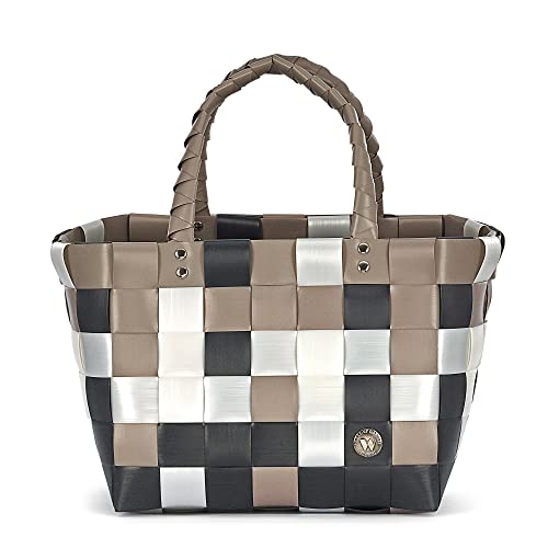 Witzgall - IICE-Bag Mini Korbtasche - 5008-09-0 - grau/weiß/braun von ICE-BAG