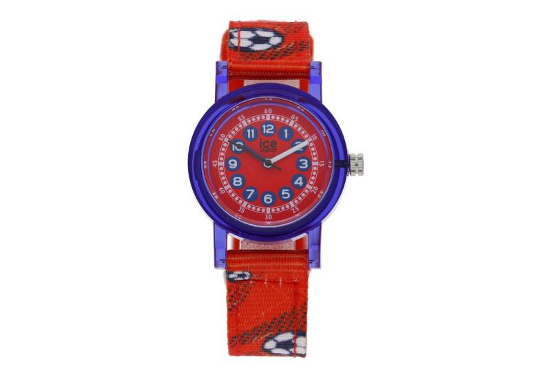 ice-watch Armband Ice Watch Kinderuhr ICE Learning 024502 Red Football XS28-3H (kein Set, 1-tlg., kein Set) von ice-watch