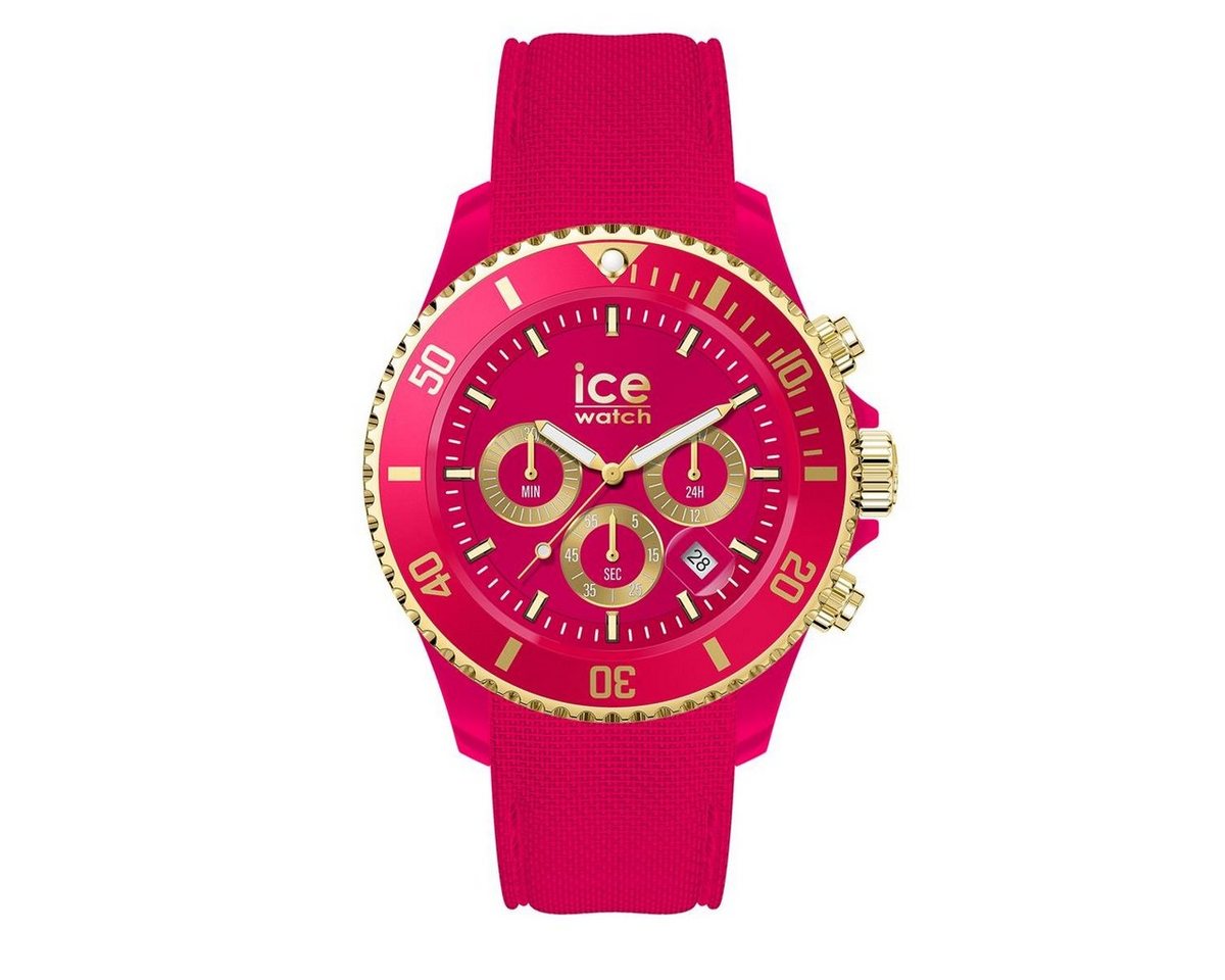 ice-watch Chronograph Ice-Watch Damen Uhr ICE chrono 021596 Pink, (1-tlg) von ice-watch