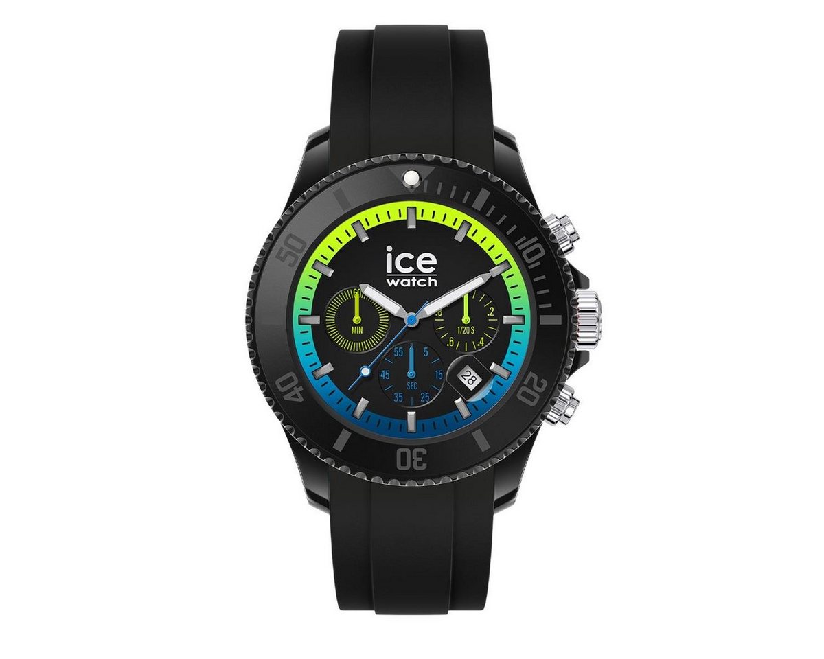 ice-watch Chronograph Ice-Watch Herren Uhr Ice Chrono 020616 Black lime, (1-tlg) von ice-watch