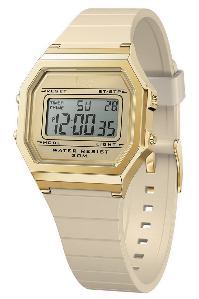 ice-watch Digitaluhr Armbanduhr ICE Digit Retro Almond Skin S von ice-watch