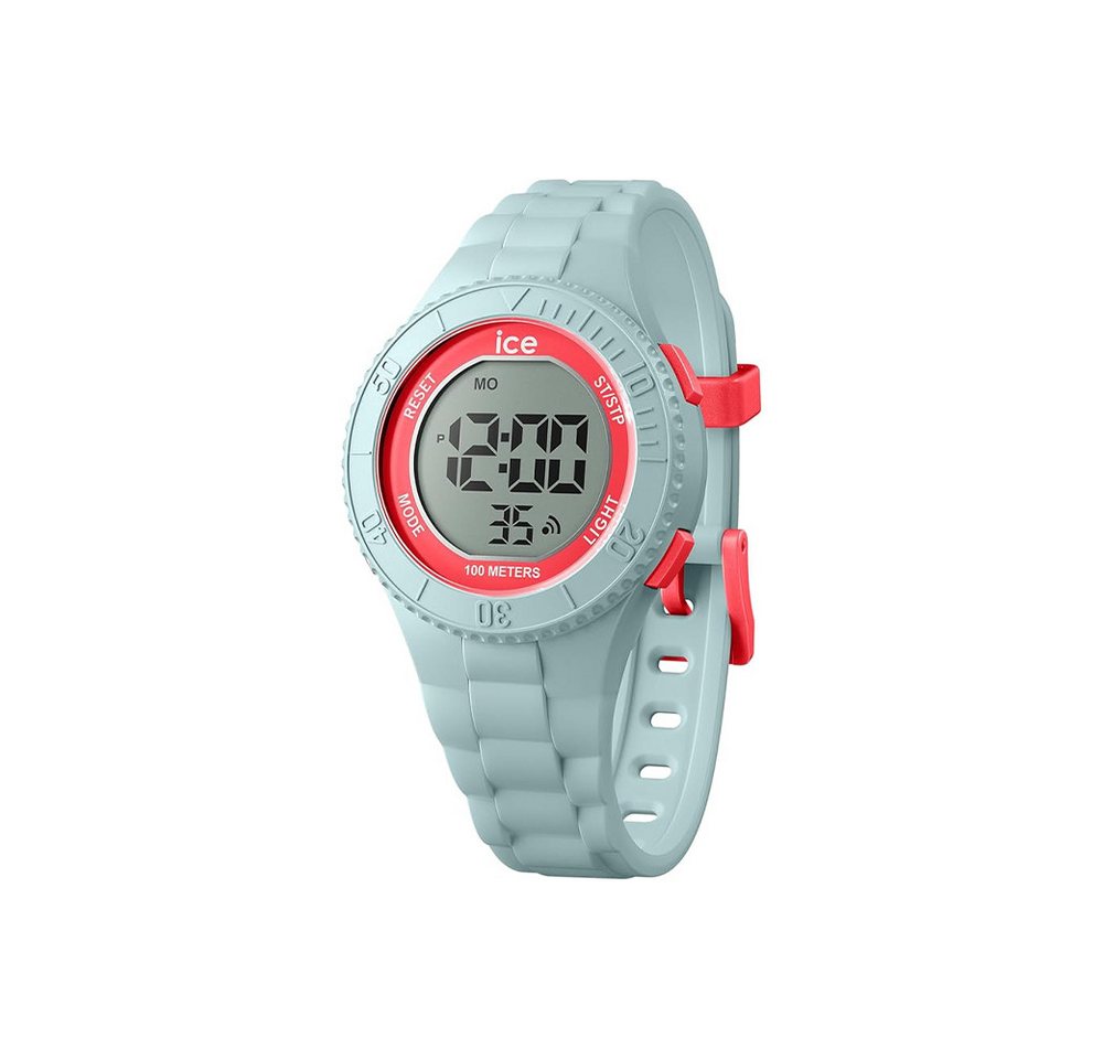 ice-watch Digitaluhr Ice-Watch Ice Digit Mint Coral (S), Ice-Watch Ice Digit Mint Coral (S) von ice-watch
