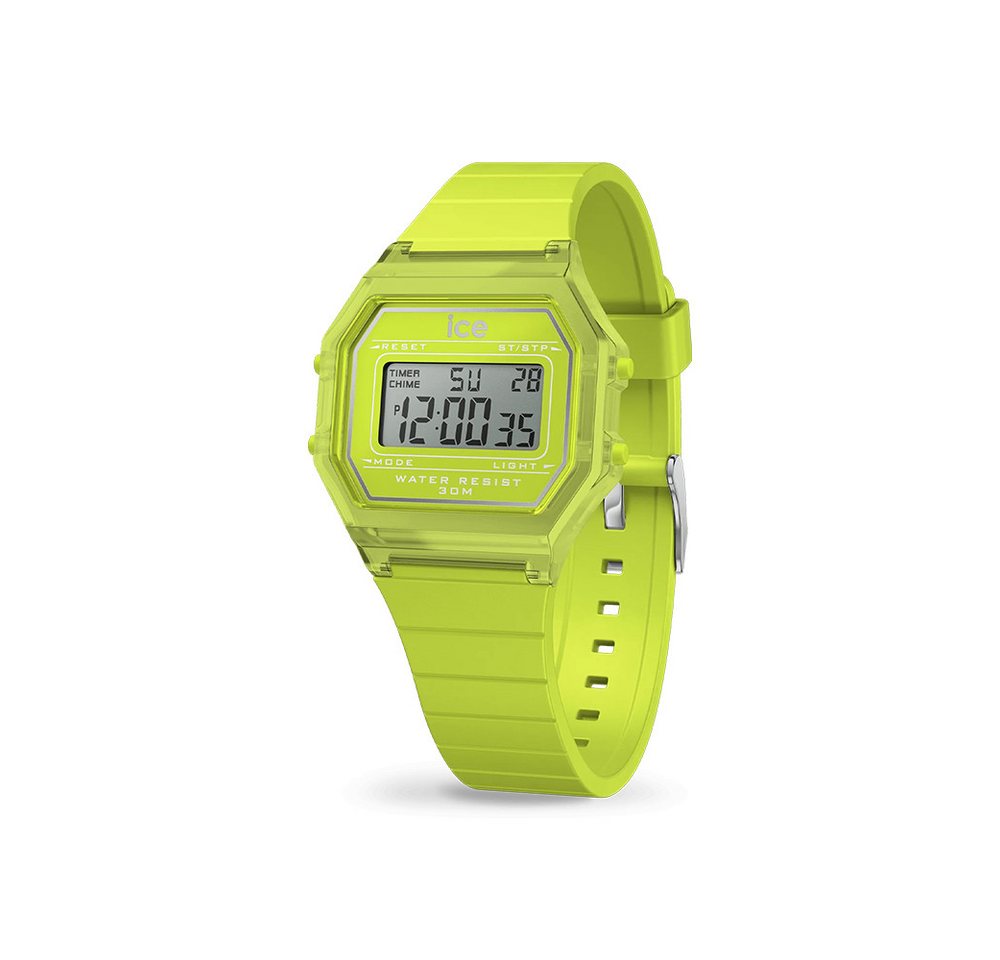 ice-watch Digitaluhr Ice-Watch Ice Digit Retro Green Lime (S) 022890, Ice-Watch Ice Digit Retro Green Lime (S) von ice-watch