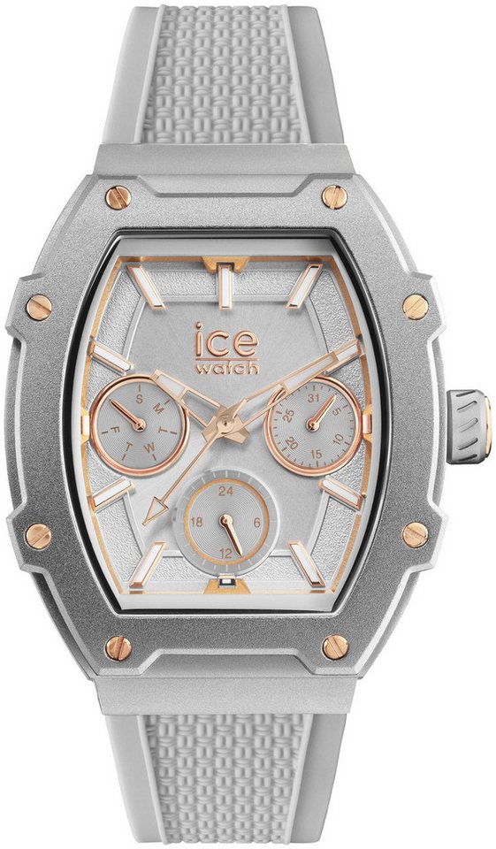 ice-watch Multifunktionsuhr ICE boliday - Alu - Small - MT 022862, Quarzuhr, Armbanduhr, Damenuhr, analog, Datum, 12/24-Stunden-Anzeige von ice-watch