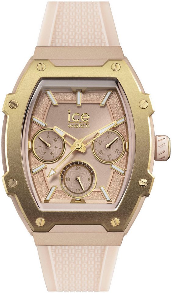 ice-watch Multifunktionsuhr ICE boliday - Alu - Small - MT 022864, Quarzuhr, Armbanduhr, Damenuhr, analog, Datum, 12/24-Stunden-Anzeige von ice-watch