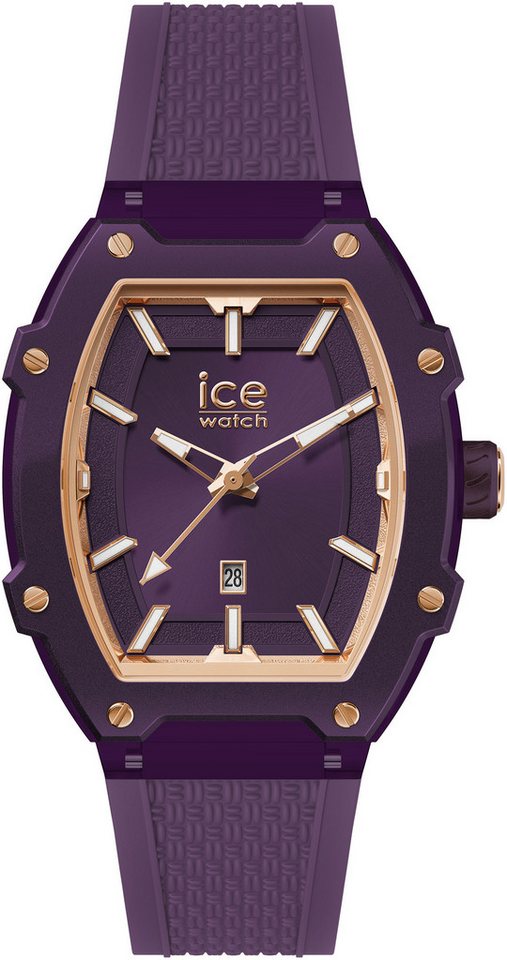ice-watch Quarzuhr ICE boliday - Plastic - Small - 3H + Date 023994, Armbanduhr, Damenuhr, Silikonarmband, Datum, analog von ice-watch
