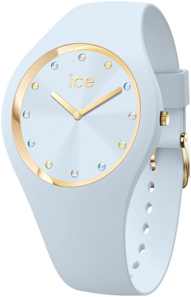 ice-watch Quarzuhr ICE cosmos - Small+ - 2H (colour stones) 022360, Armbanduhr, Damenuhr, Silikonarmband, analog von ice-watch