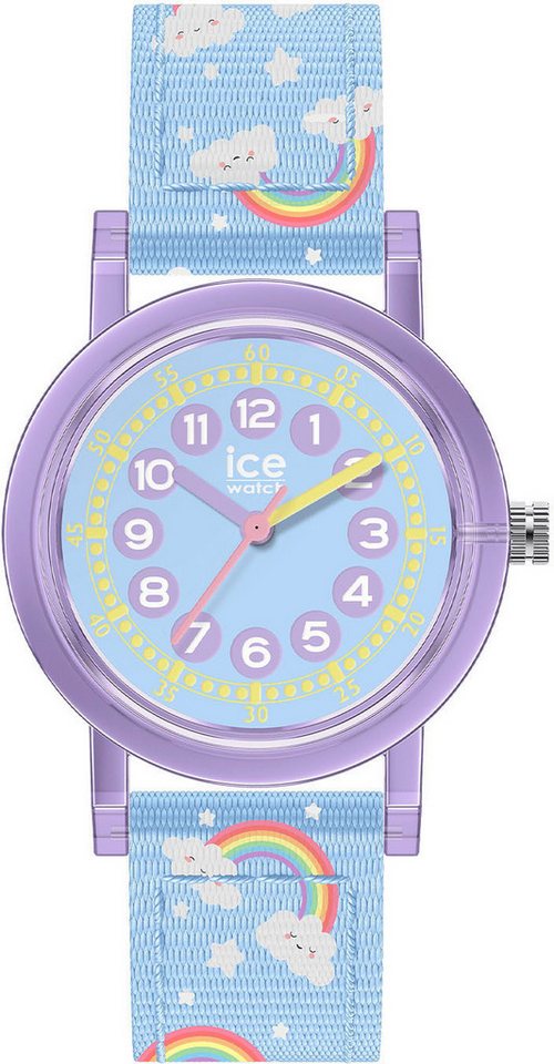 ice-watch Quarzuhr ICE learning - Girl - Extra Small - 3H 024498, Armbanduhr,Kinder,Lernuhr,Mädchen,Schulanfang,Geschenkidee,Regenbogen von ice-watch