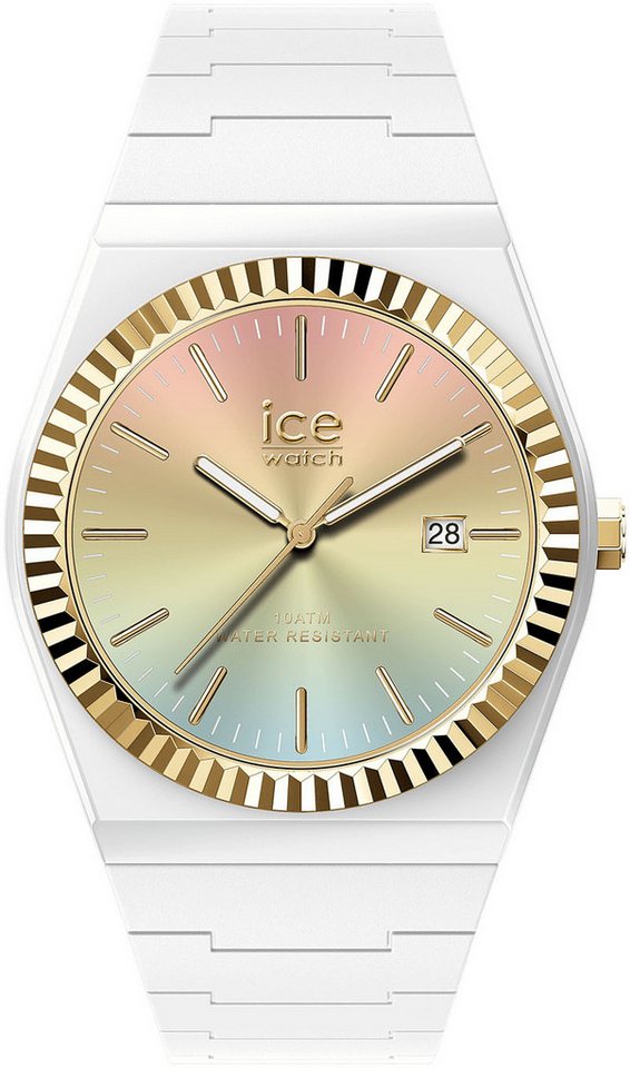 ice-watch Quarzuhr ICE power - PW1 024766, Armbanduhr,Herrenuhr,Damenuhr,Silikonarmband,Datum,10 bar wasserdicht von ice-watch
