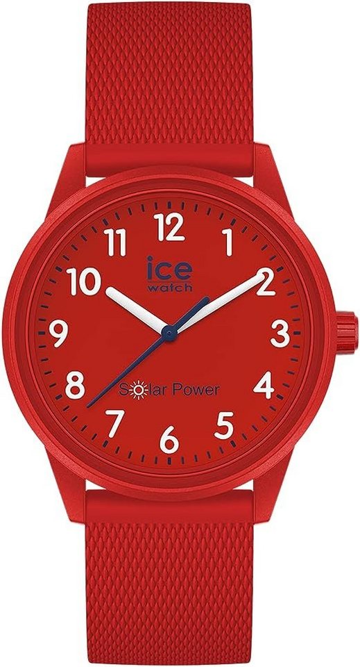 ice-watch Quarzuhr Ice-Watch - ICE solar power Red Mesh (Small) 018481, Ice-Watch - ICE solar power Red Mesh (Small) von ice-watch