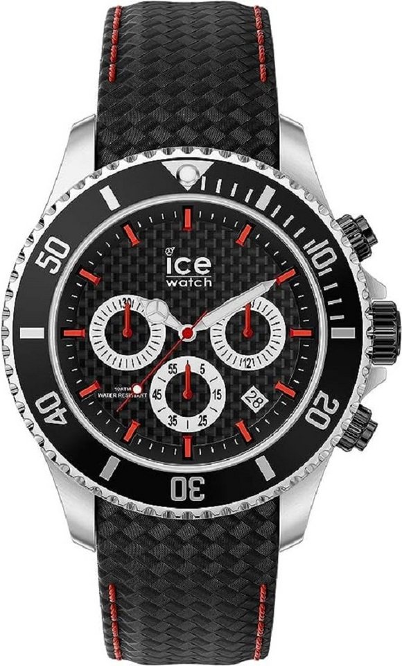 ice-watch Quarzuhr Ice-Watch - ICE steel Black racing Chrono (Large) 017669, Ice-Watch - ICE steel Black racing Chrono (Large) von ice-watch