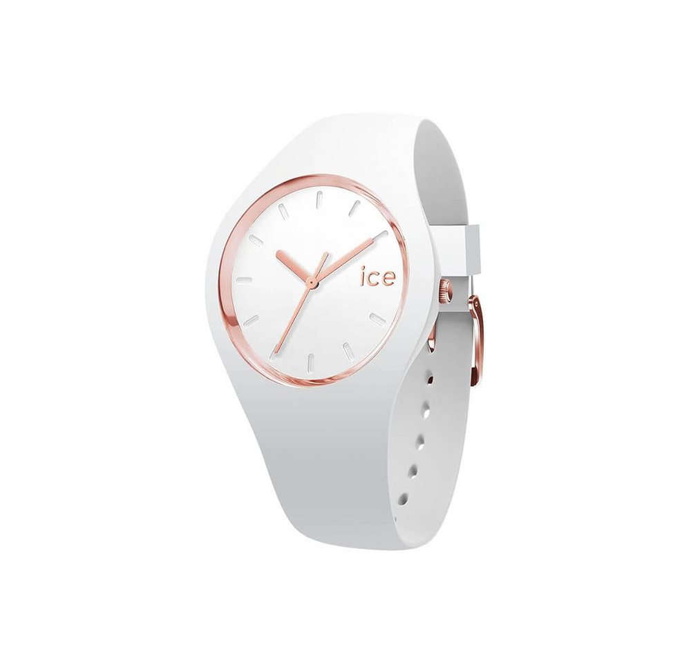 ice-watch Quarzuhr Ice-Watch Ice Glam White Rose-Gold 000977, Ice-Watch Ice Glam White Rose-Gold von ice-watch