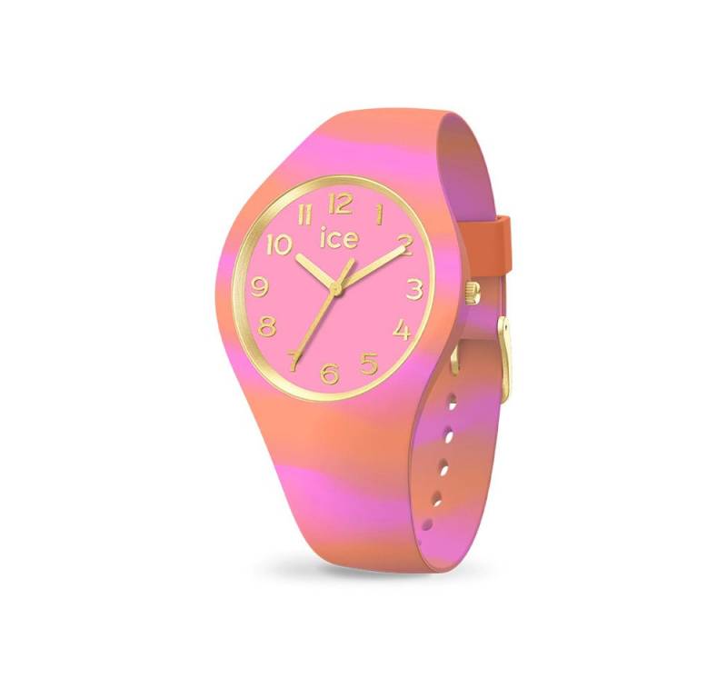 ice-watch Quarzuhr Ice-Watch Ice Tie and Dye Coral (S) 020948, Ice-Watch Ice Tie and Dye Coral (S) von ice-watch