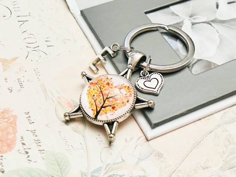 Baum Schlüsselanhänger Für Frau, Kenchain Geschenke Freund, Personalisiert von iceblues