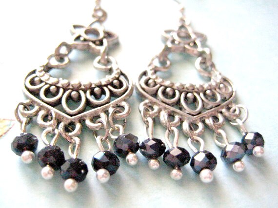 Blumen Chandelier Ohrringe, Baumeln Ohrringe - Iceblues von iceblues