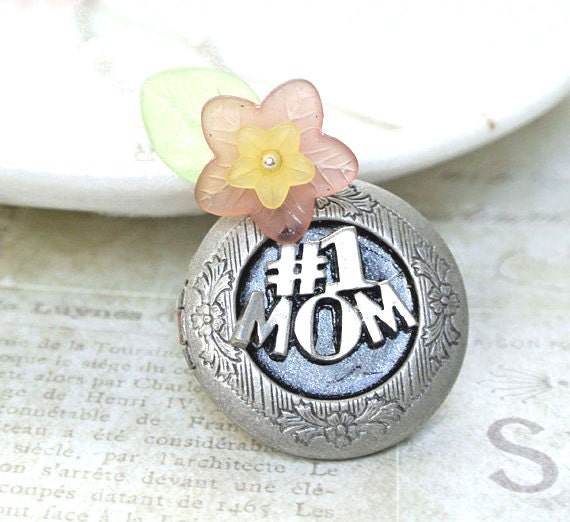 Mohter Halskette - # 1 Mom Locket Muttertags Geschenk Für Mütter Schmuck Neue Muttertagsgeschenk von iceblues
