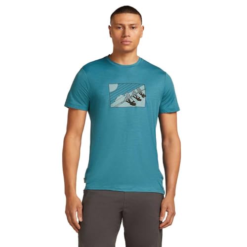 ICEBREAKER Merino 150 Tech Lite In The Wild Short Sleeve T-Shirt L von icebreaker