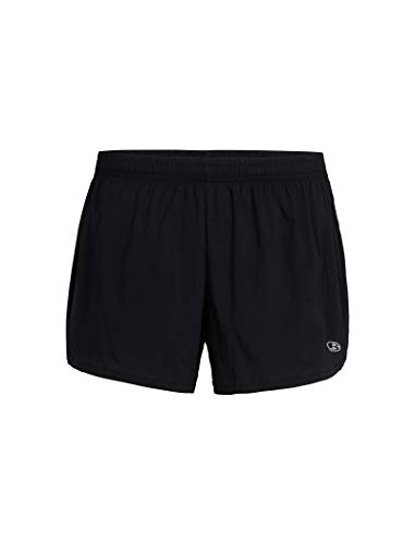 Icebreaker Damen Merino Impulse Running Shorts, Schwarz, Größe M von icebreaker