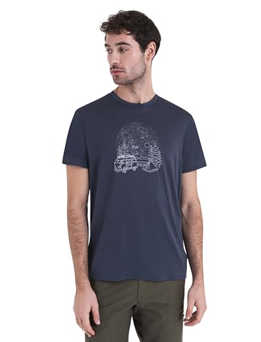 Icebreaker Herren Funktionsshirt Tech Lite III Graphite XXL von icebreaker