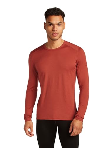 Icebreaker Merino Herren Merino 200 Oasis LS Crewe - Jasper - Medium von icebreaker