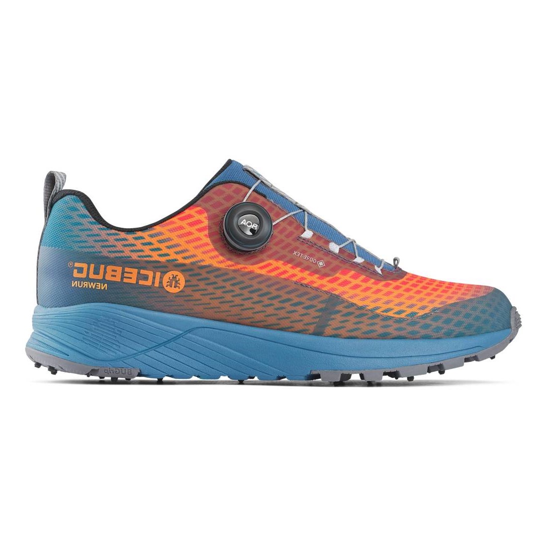 Icebug NEWRUN BUGRIP BOA GTX Herren Laufschuh Oran Gr. 41 von icebug