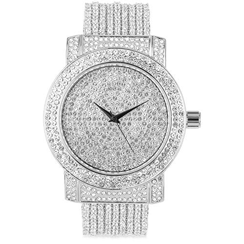.iced-out. Full ZIRKONIA Uhr - Silber von .iced-out.