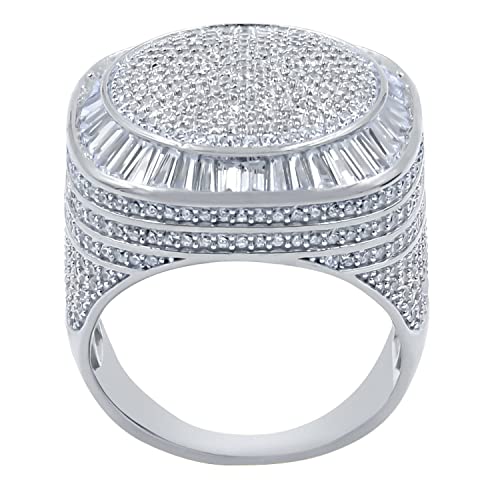 .iced-out. Sterling 925er Silber Ring - INVEIGLE - 10 von .iced-out.
