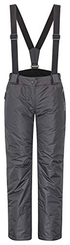 icefeld Damen Winterhose/Thermohose/Schneehose PFC frei anthrazit/grau in S von icefeld