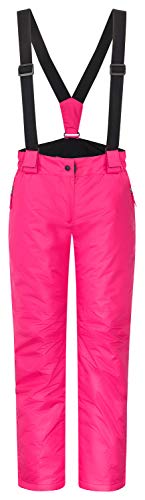 icefeld Damen Winterhose/Thermohose/Schneehose PFC frei pink in 3XL von icefeld