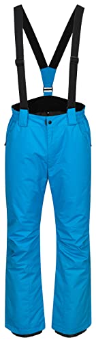 icefeld Herren Winterhose/Thermohose/Schneehose PFC frei, blau in M von icefeld