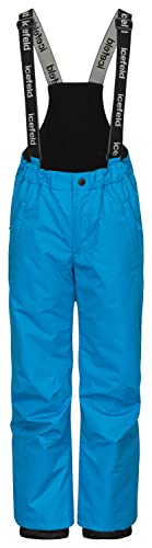 icefeld Winterhose/Thermohose/Schneehose (PFC frei) für Kinder (Mädchen und Jungen), blau in 98/104 von icefeld