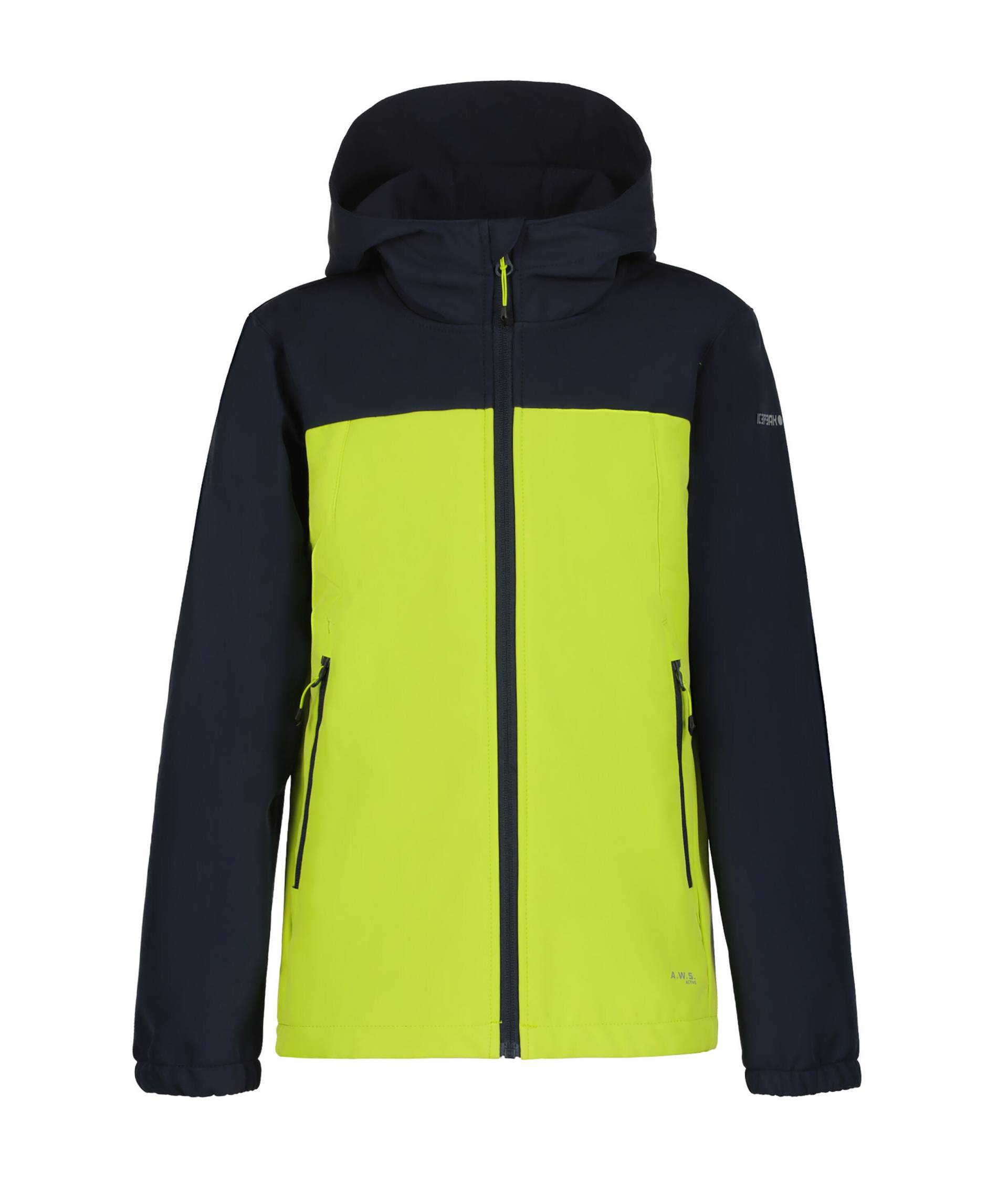Icepeak Softshelljacke "KONAN JR" 1 Stk. tlg. mit Kapuze für Kinder und Jugendliche, wasserabweisend, windabweisend von icepeak