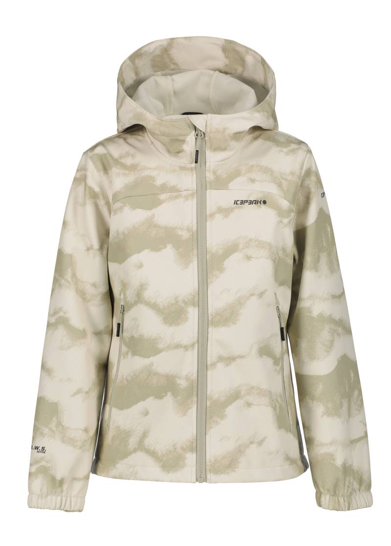 Icepeak Softshelljacke "KULM JR" für Kinder und Jugendliche, atmungsaktiv, wasserdicht von icepeak