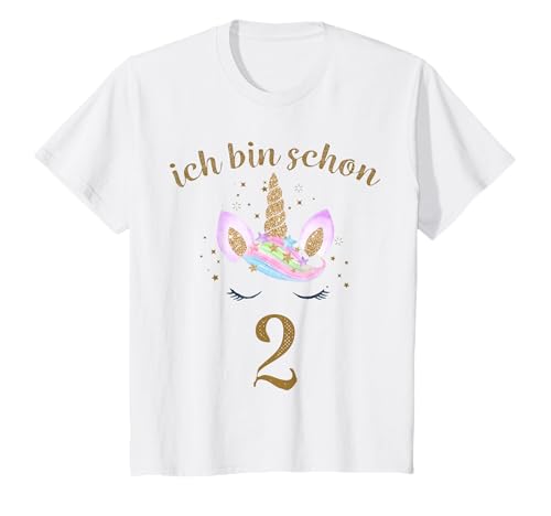 ich bin schon 2 Geburtstagsshirt Einhorn 2 Jahre Mädchen T-Shirt ich bin schon 2 Geburtstagsshirt Einhorn 2 Jahre Mädchen T-Shirt von ich bin schon 2 Geburtstags Mädchen T-Shirt
