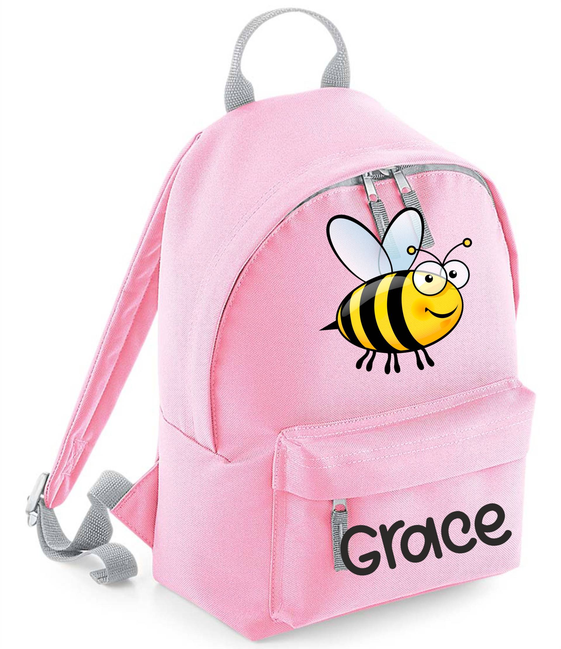 Personalisierte Name Biene, Mädchen, Jungen Rucksack Kindertaschen Zurück Zu Schulkindergeschenke Benutzerdefinierte Taschen, Buzzy Honigbiene von icklepeanuts