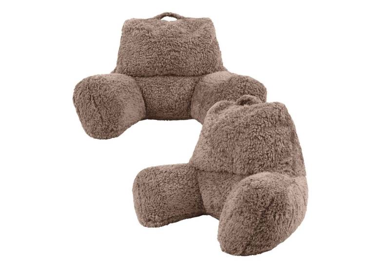 icon Stützkissen Rückenlehne Lesekissen „Teddybär“, Flauschig mit Sitzsack Füllung von icon