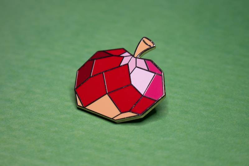 Funkelnder Apfel Pin von iconografi