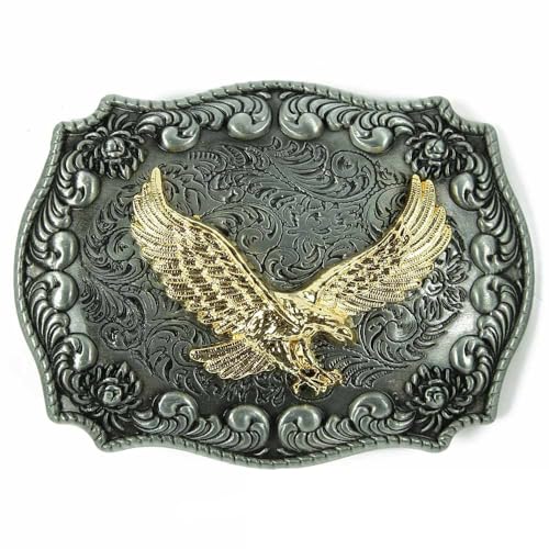 ieron Gürtelschnalle Reparatur Zubehör Ersatz Western Cowboy Vintage Stil für DIY Gürtel Herstellung, Adler D, 3.8 cm ieron Gürtelschnalle Reparatur Zubehör Ersatz Western Cowboy Vintage Stil für DIY Gürtel Herstellung, Adler D, 3.8 cm von Ieron