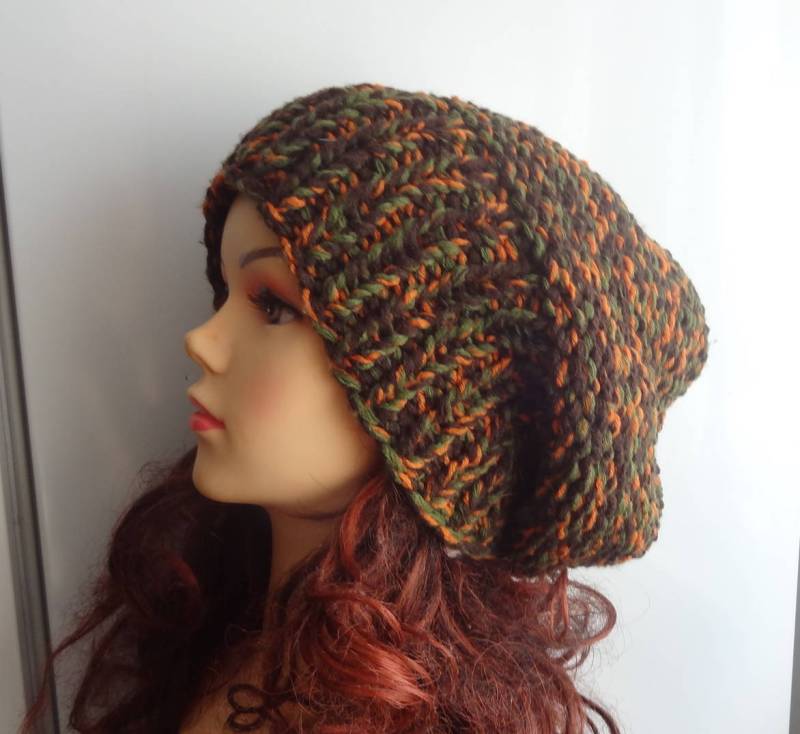 Sacking Winter Hat - Accessoires Slouchy Beanie Oversized Chunky Knit Herren Slouchy Style Strickmützen Mode-Accessoires von ifonkaa