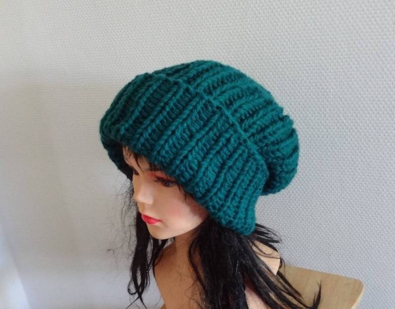 Super Großer Beanie Big Baggy Hut Winter Erwachsene Teen Mode Chunky Knit Slouchy Große Männer Übergroßer Wintermütze Sizes Farben von ifonkaa