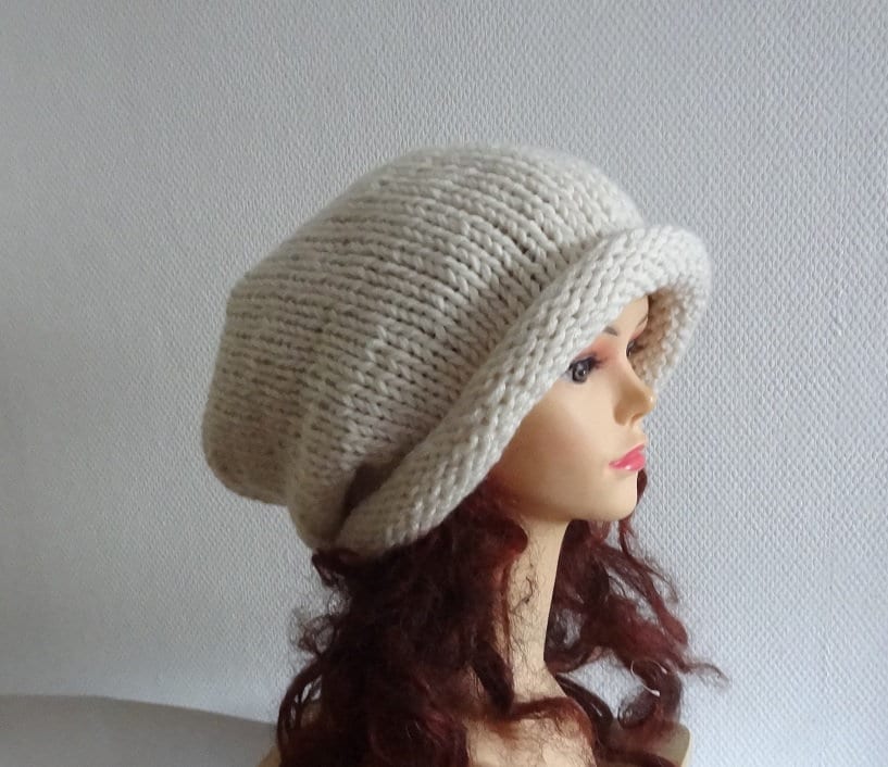 Super Slouchy Beanie Big Baggy Hut Winter Erwachsene Teen Fashion Chunky Strickmütze Große Männer Oversized Wintermütze Unisex Großer von ifonkaa